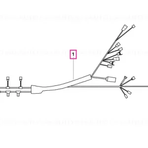 Wiring harness injection valve/ignition - BMW Plată securizată