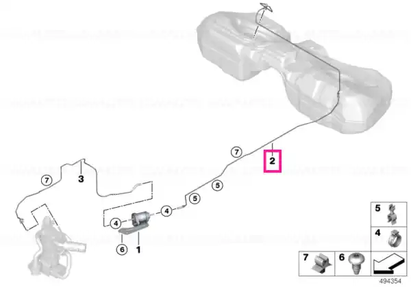 Fuel suction line - BMW Reducere