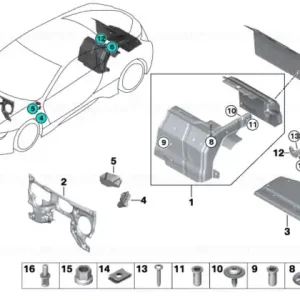 Super ofertă Sound insulating front trunk panel - BMW