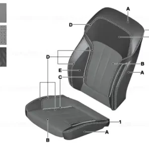 Capac spătar Comfort piele perf. INDIVIDUAL - BMW Reduceri