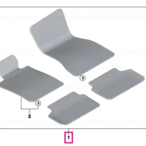 Set covoraşe velur CANBERRABEIGE - BMW Reduceri
