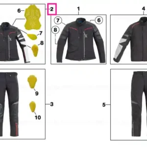 Jacket, XRide Pro, men's 50 - BMW Motorrad Transport gratuit