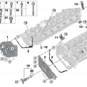 Preferatul clienților Stud bolt self-locking M8X52-10.9 - BMW