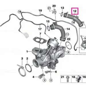 Țeavă conexiune - BMW Retur gratuit