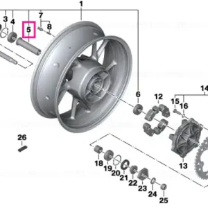 Spacer bush - BMW Motorrad Preț mic