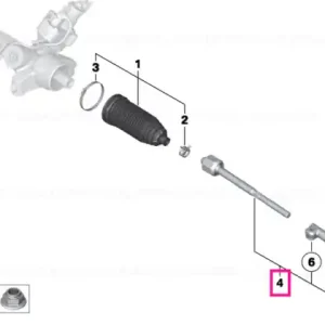Left tie rod - BMW - Mini Livrare gratuită