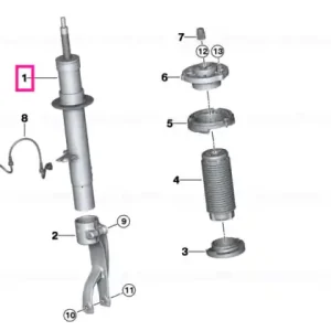 Bestseller Spring strut front right VDC - BMW