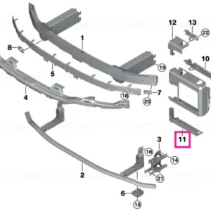 Disponibil imediat Suport AMOEK jos stânga - BMW