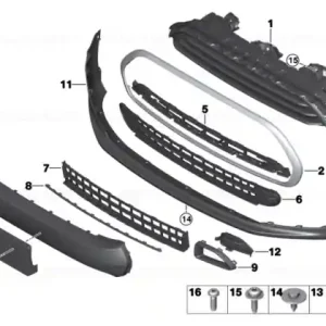 Premium Capac carlig remorcare fata ONE/COOPER ONE/ COOPER - BMW - Mini