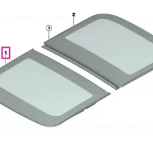 Livrare expres Capac sticlă față - BMW - Mini