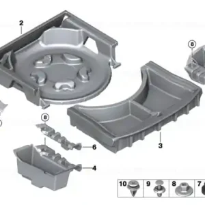 Stowage compartment, boot right - BMW Promoție