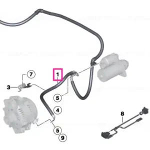 Cablu alternator-pornire-bază B+ - BMW Ieftin