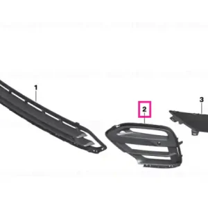 Reducere specială Grille side open right with PDC - BMW