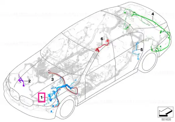 Reducere specială Front right repair wiring set - BMW