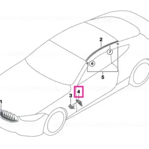 Trim conduct aer perete lateral dreapta - BMW Promoție