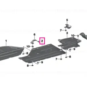 Bestseller Underbody panelling, side on left - BMW