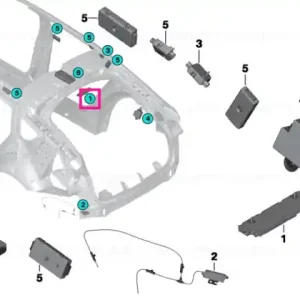Antenna amplifier, Diversity 433 MHZ - BMW Livrare expres