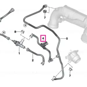 Vezi acum Fuel Tank Breather Line - BMW - Mini