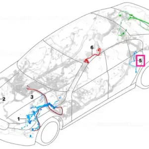 Transport gratuit Cablu frână parcare electrică - BMW