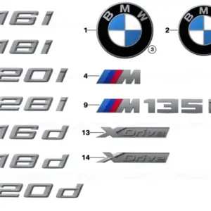 Lettering 118I - BMW Cel mai bun preț