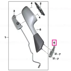 Decoupling element, right - BMW Motorrad Promoție