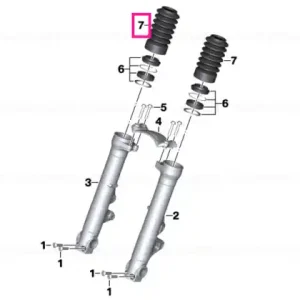Doar azi Rubber boot - BMW Motorrad