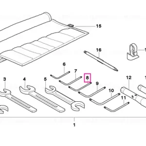 Livrare gratuită Torx wrench 30 - BMW Motorrad