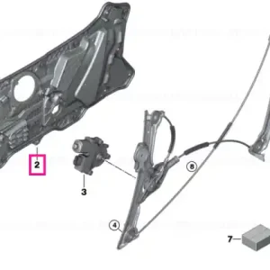 Popular Carrier, door front right - BMW