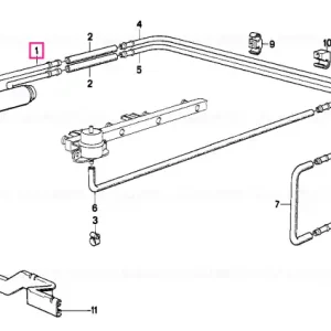 Furtun evaporator-compresor - BMW Cel mai bun preț