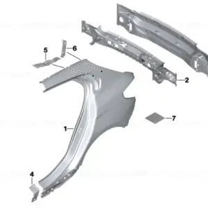 Vezi acum Outer panel tail trim - BMW