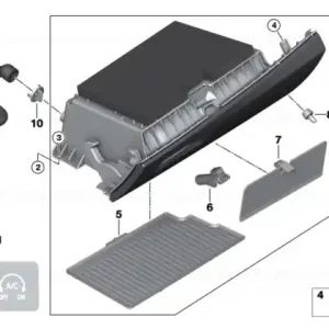 Reducere specială Glove box SCHWARZ - BMW