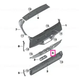 Super ofertă Lock panel MOKKA - BMW
