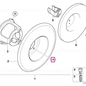 Șurub cap bombat M4X10 - BMW Motorrad Ofertă limitată