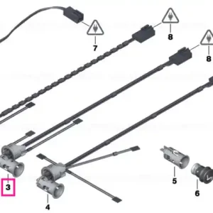 Socket, lighter, with LED 3 POL. - BMW Premium