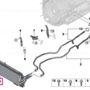 Transmission oil cooler - BMW Ofertă limitată