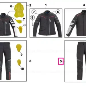 Ultima șansă Outsert, pants, XRide, men's 102 - BMW Motorrad