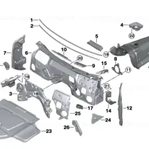 Discount Sound insulation,engine compartm.,right - BMW