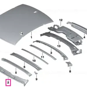 Upper apron - BMW Expediere rapidă