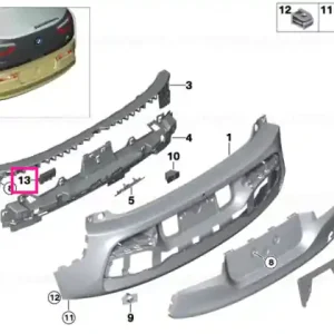 Foam pad, left - BMW Promoție