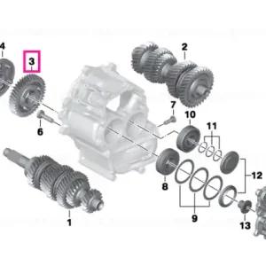 Gear, output shaft - BMW Motorrad Cumpărături sigure