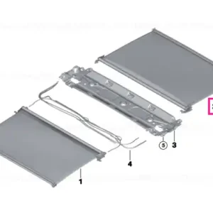 Reduceri Roller sunblind rear ANTHRAZIT - BMW