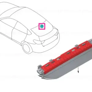 Third stoplamp - BMW Doar azi