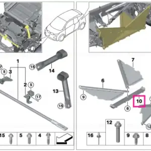 Super ofertă Transverse strut, rear - BMW