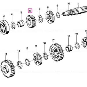 Preferatul clienților Gear wheel 4th gear - BMW Motorrad