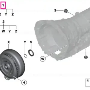 Plată sigură Kit reparație convertizor cuplu GA8HP75 - BMW