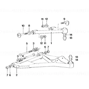 Wishbone, left UNTEN/LOWER - BMW Reducere extra
