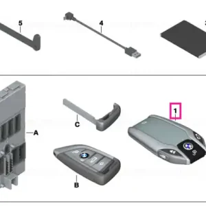 BMW display key KOR Disponibil imediat