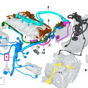 Transport gratuit Wrng.harness,motor,sensorsystem,module 1 - BMW