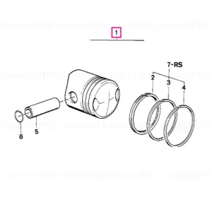 Piston 69,97 E=8,2 - BMW Motorrad Reduceri