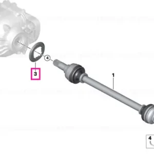Dust plate, plastic - BMW Disponibil imediat